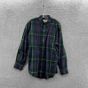 Cabela'S Outfitter Series Long Sleeve Button Down Shirt Mens Large Plaid